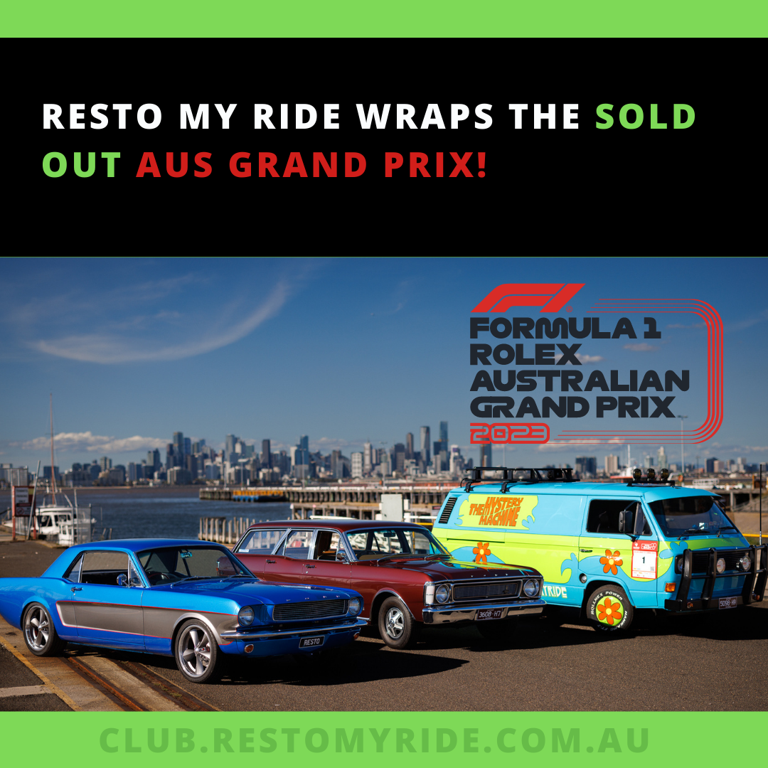 Resto my Ride Wraps the Australian Grand Prix